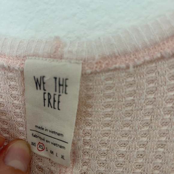 We the Free. Cream long sleeve tunic top - Picture 2 of 2